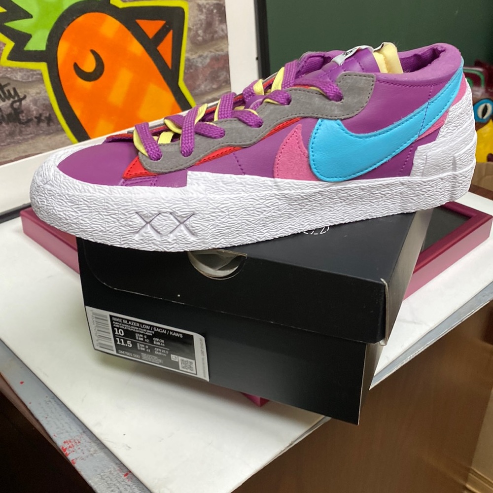 Nike Blazer Low/ Sacai/ Kaws size 10. brand new